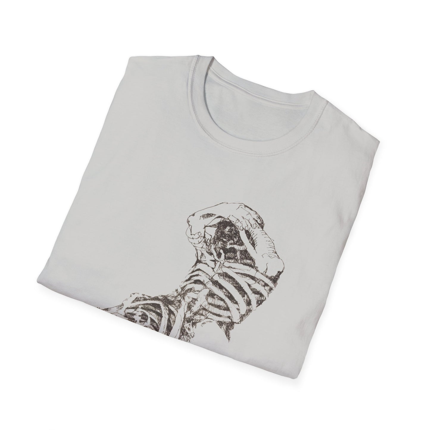 1960 lithograph two faces of fear by connor everts tshirt