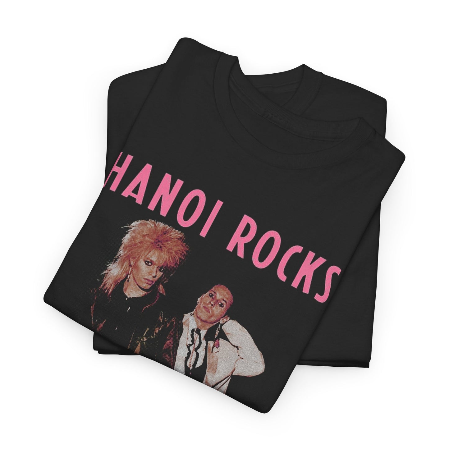 1983 hanoi rocks back to mystery city album cover custom edit tshirt