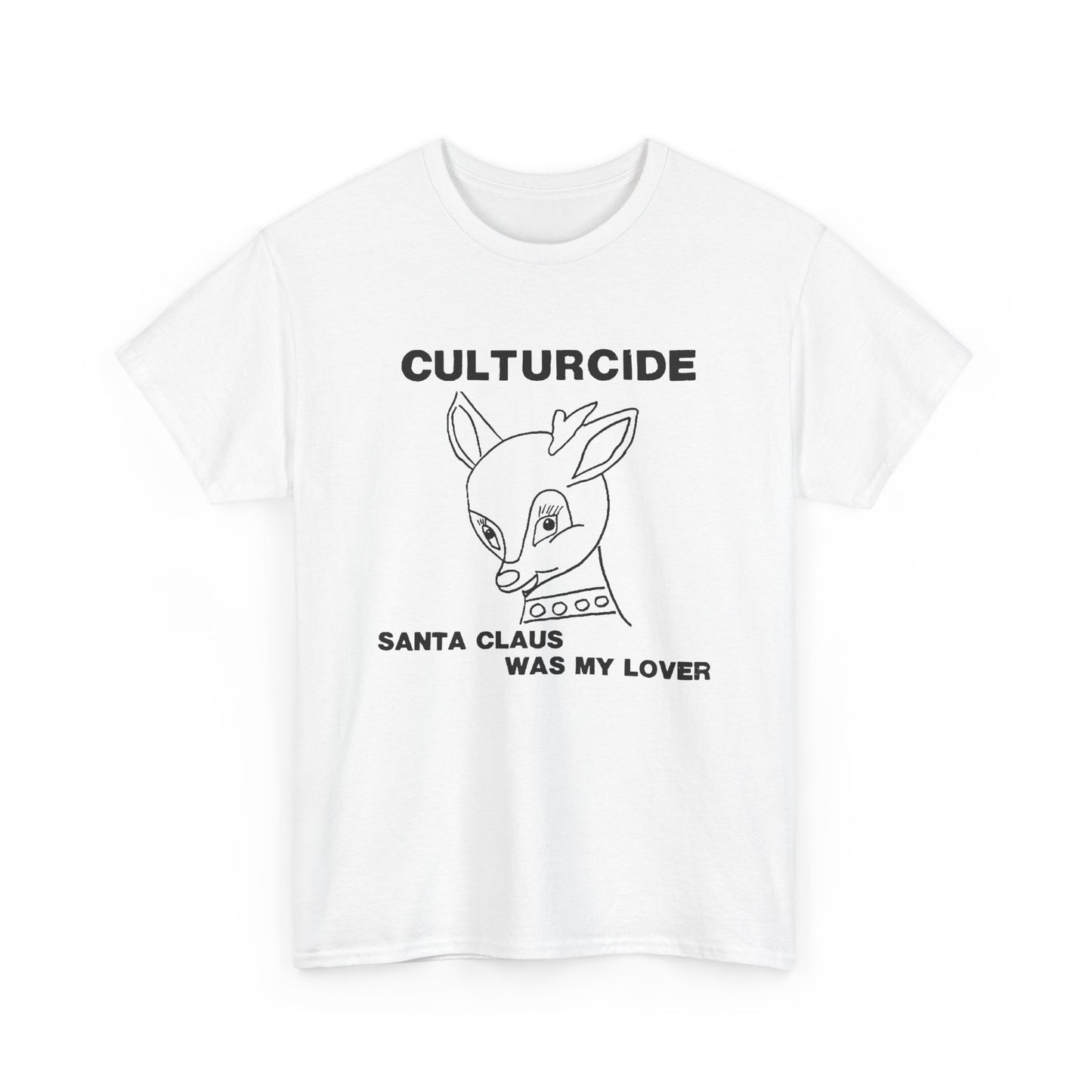 undated outsider music cultureside album santa claus was my lover reproduction tshirt
