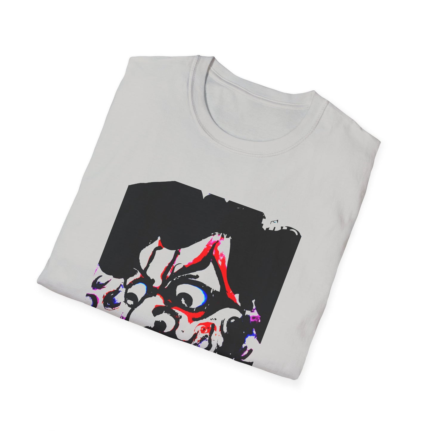 kawanabe kyosai 1831 to 1889 demon face modern edit reproduction tshirt