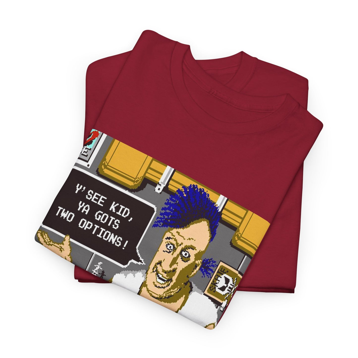 1987 skate or die! video game ya gots two options tshirt