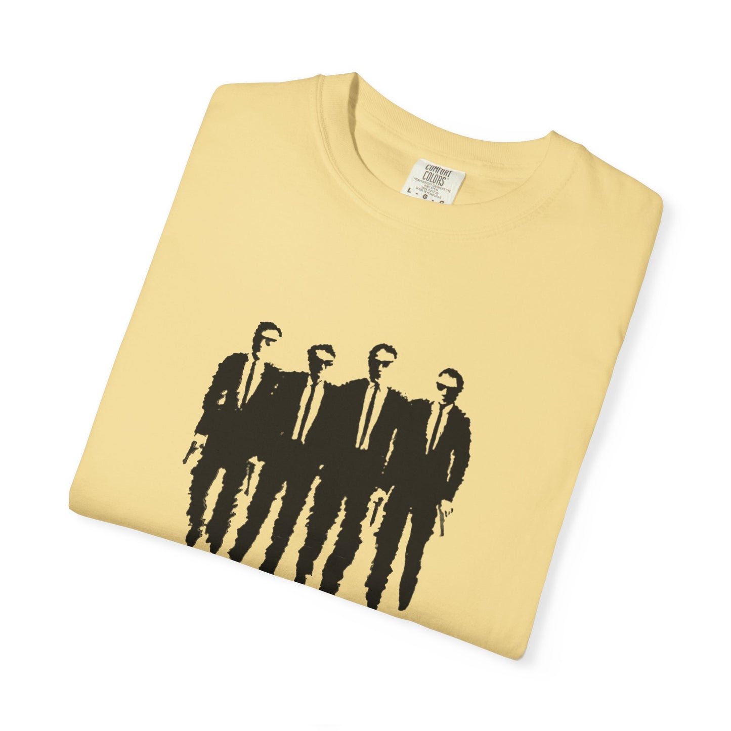 reservoir dogs vhs cover graphic tshirt on comfort colors