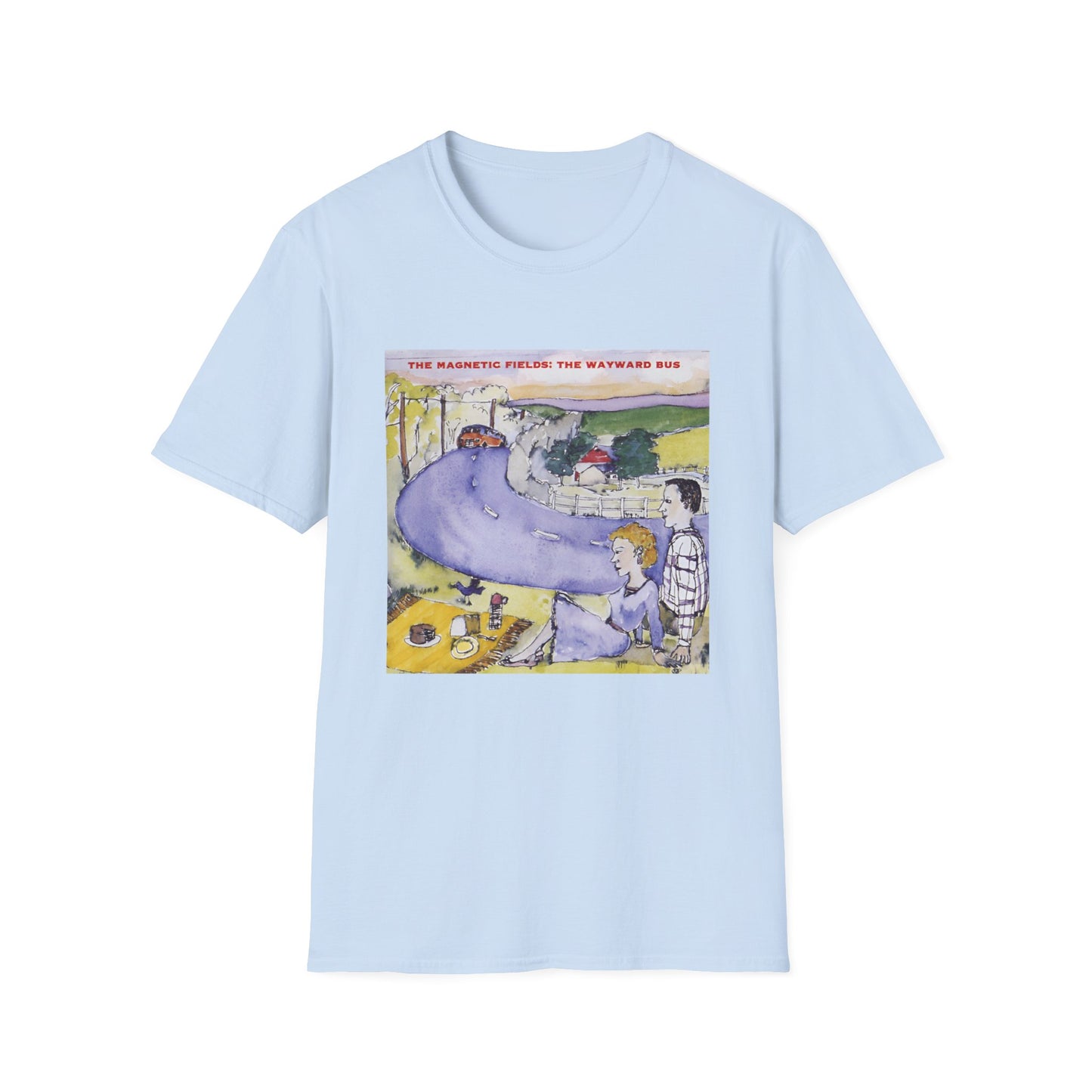 the magnetic fields 1992 the wayward bus album tshirt