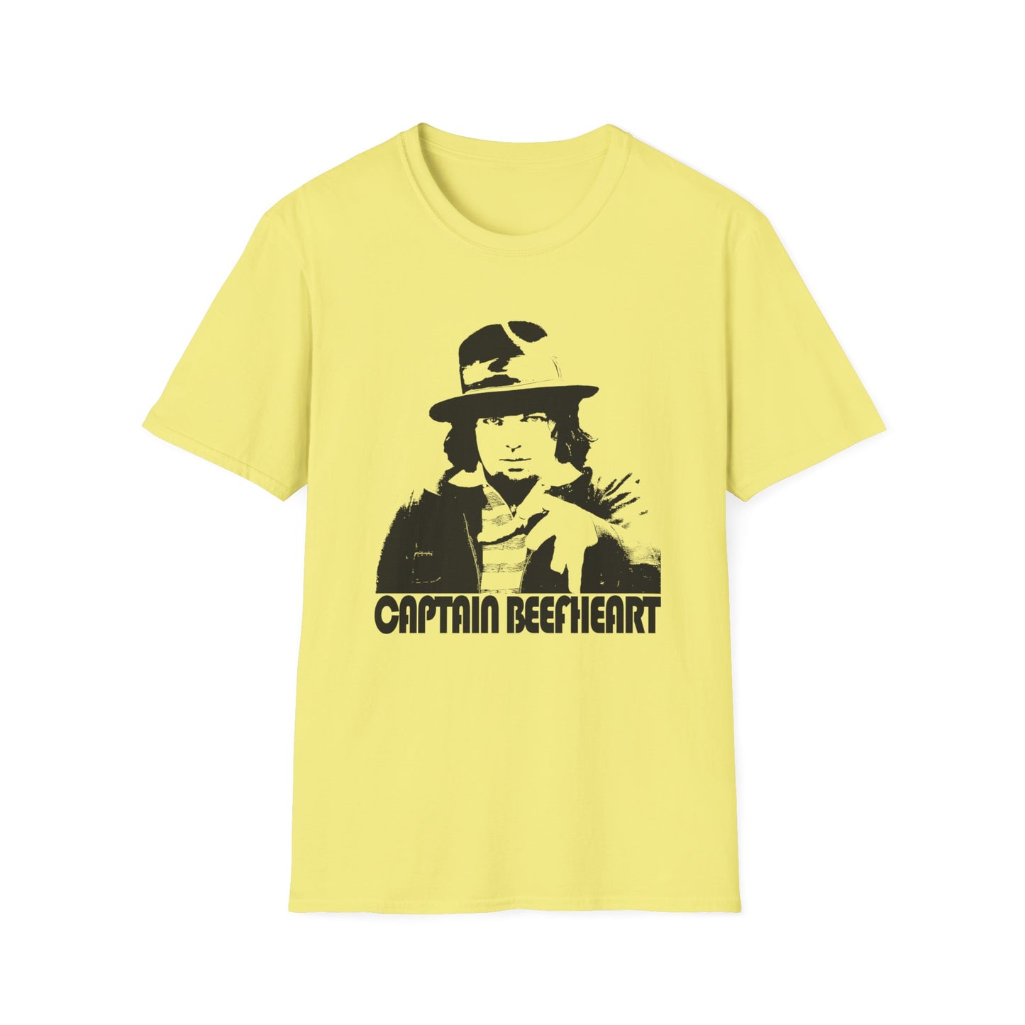 captain beefheart without the trout mask black stencil tshirt