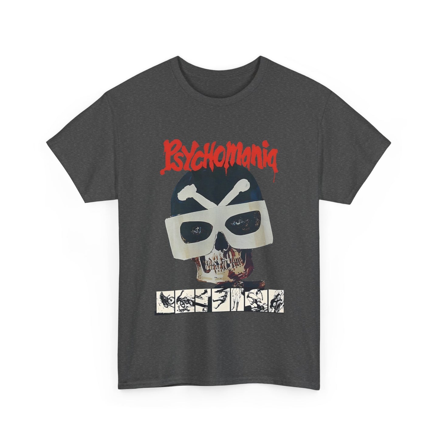 1973 psychomania movie poster no lettering tshirt