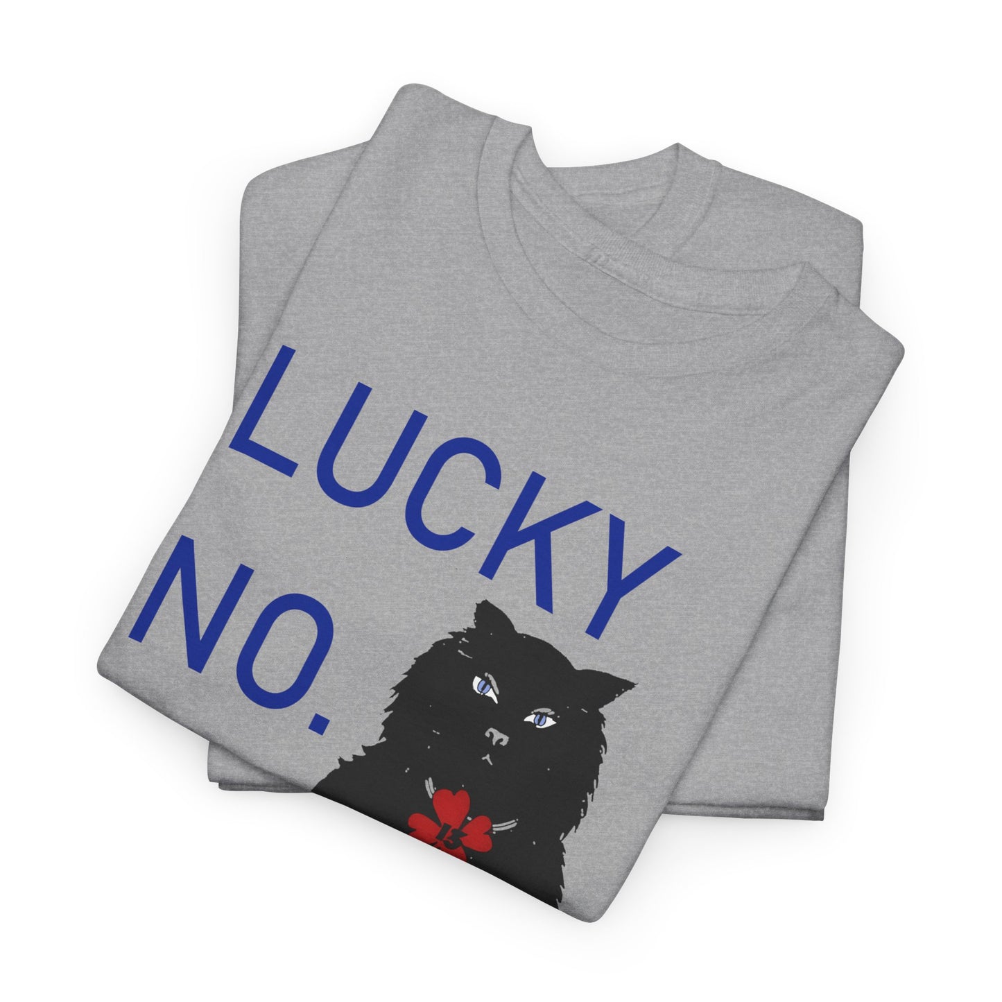 1976 qsl card lucky number 13 black cat custom reproduction tshirt