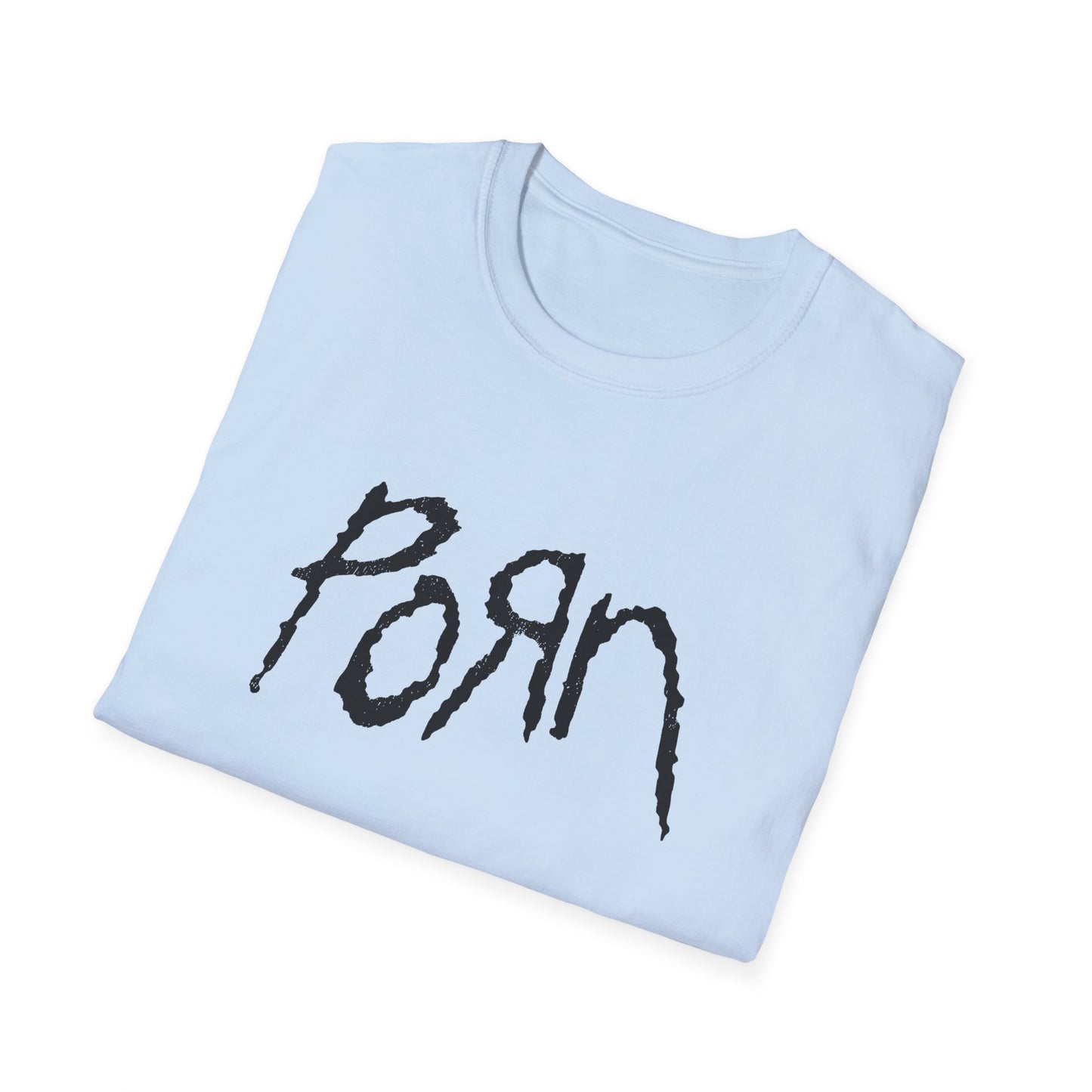 porn in the korn font tshirt 2