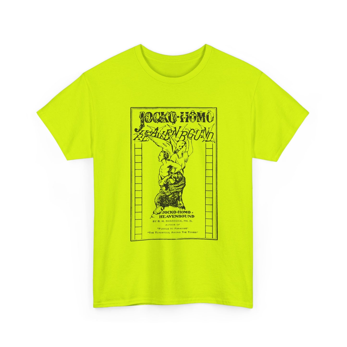 jocko-homo heavenbound b. h. shadduck 1925 religious pamphlet tshirt