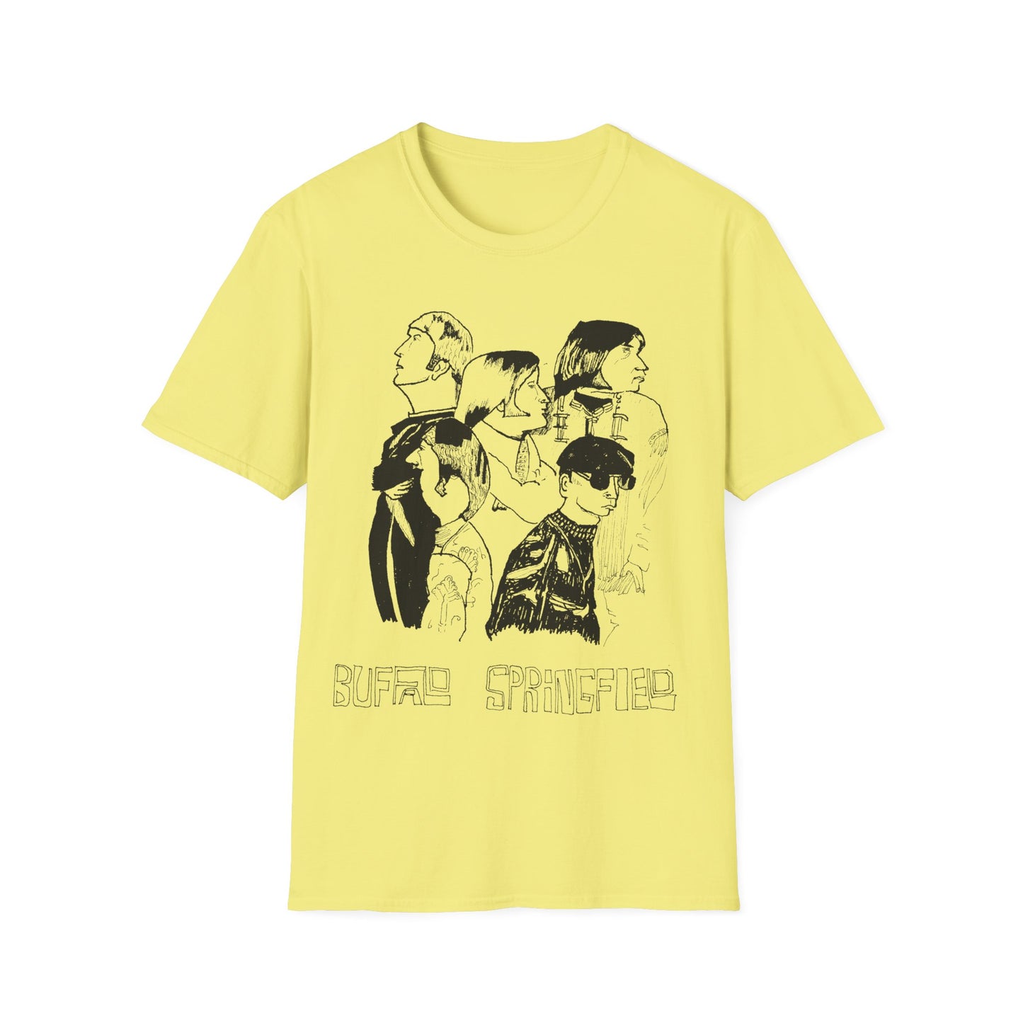 buffalo springfield original fan art drawing tshirt