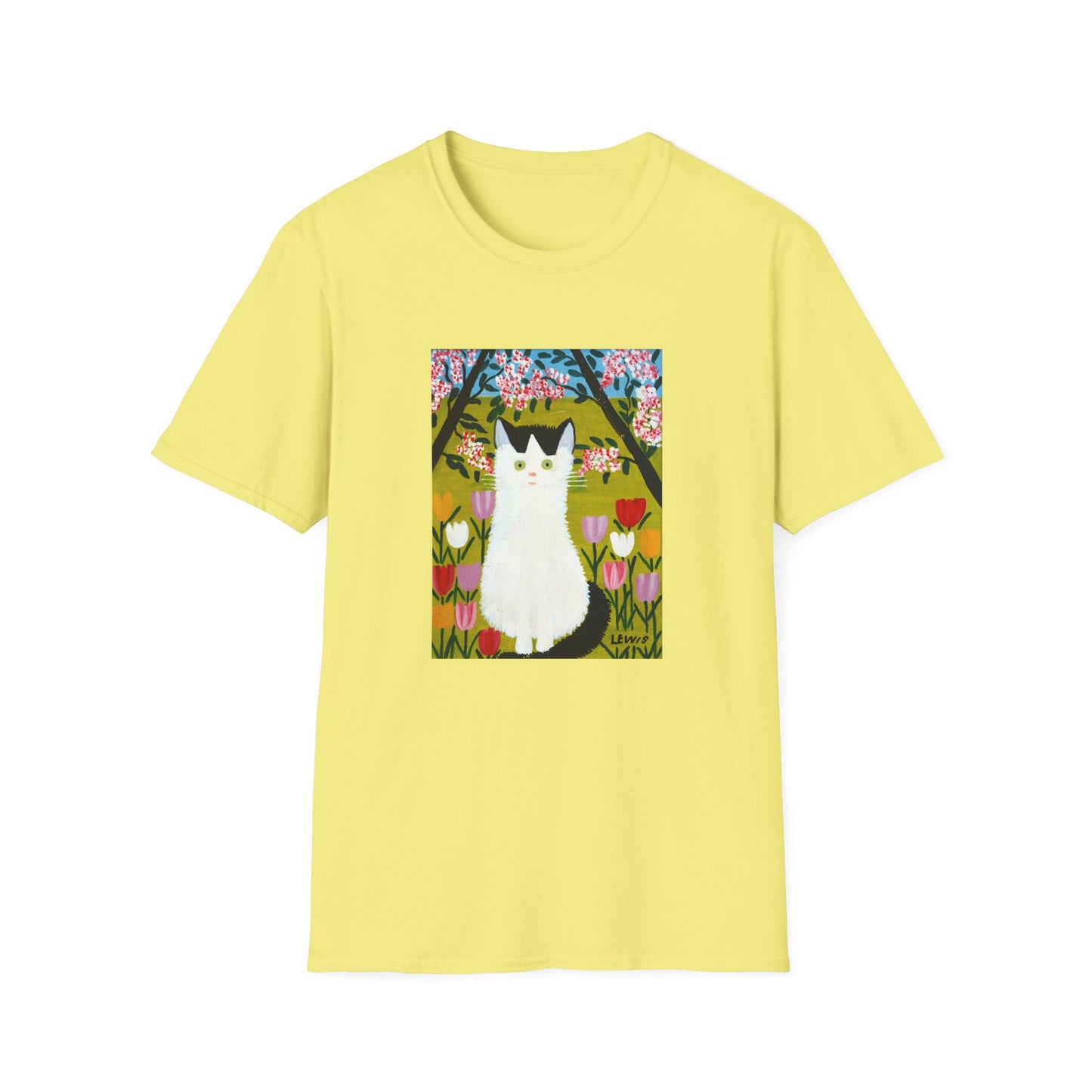 maud lewis nova scotia canadian folk artist white and black cat tshirt