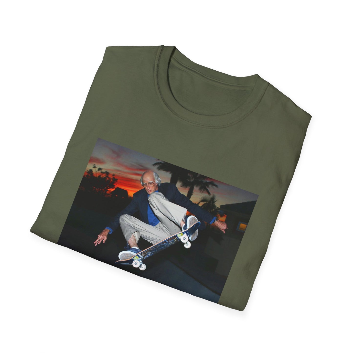 tony hawk as larry david photo tshirt