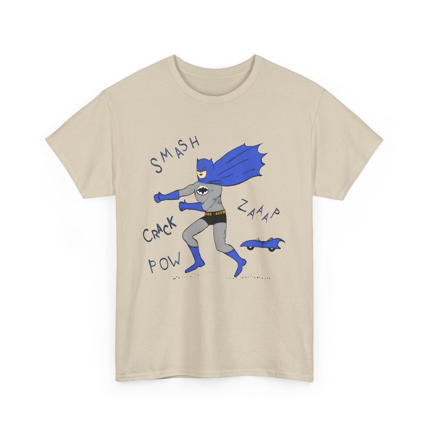 1960s style unknown batman drawing tshirt