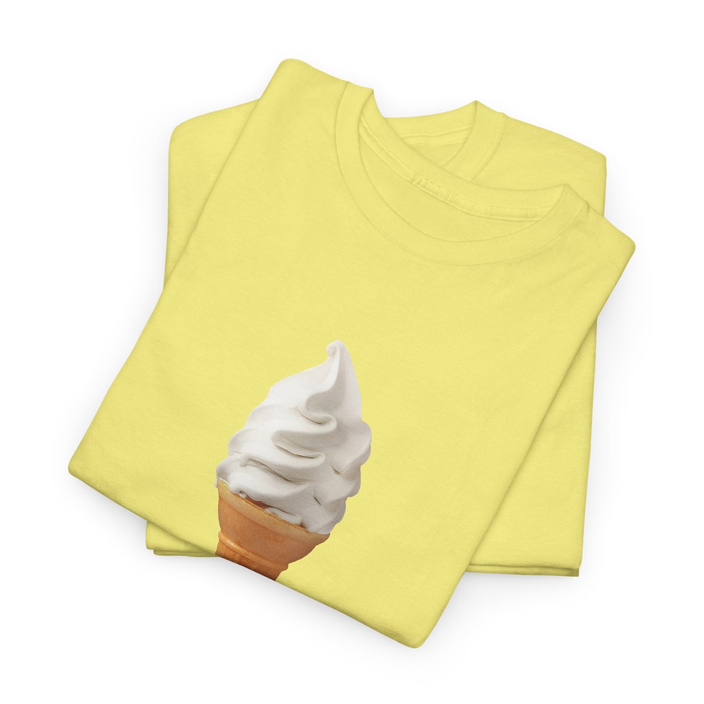 soft vanilla ice cream cone tshirt