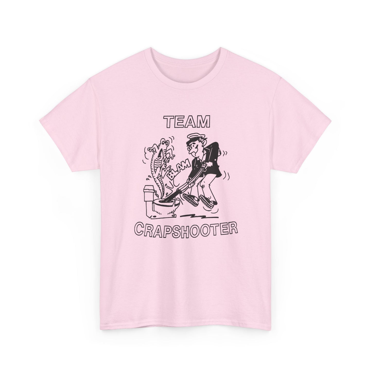 1980s team crapshooter reproduction tshirt