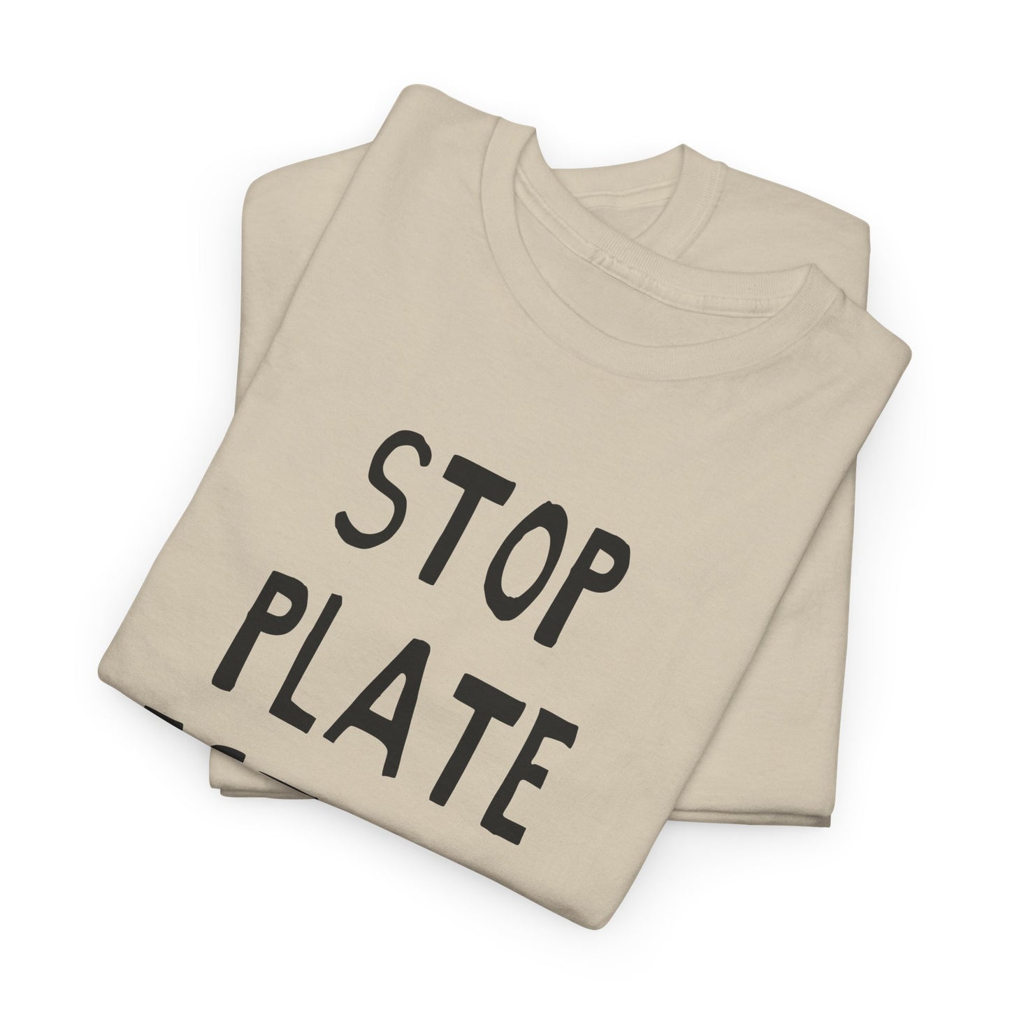 stop plate tectonics hand drawn font tshirt