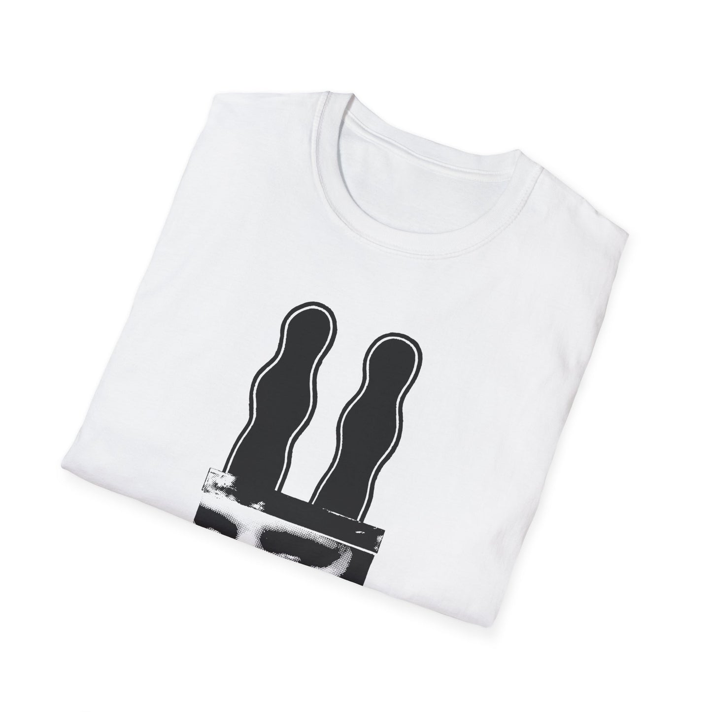 ray johnson art elvis with bunny ears tshirt