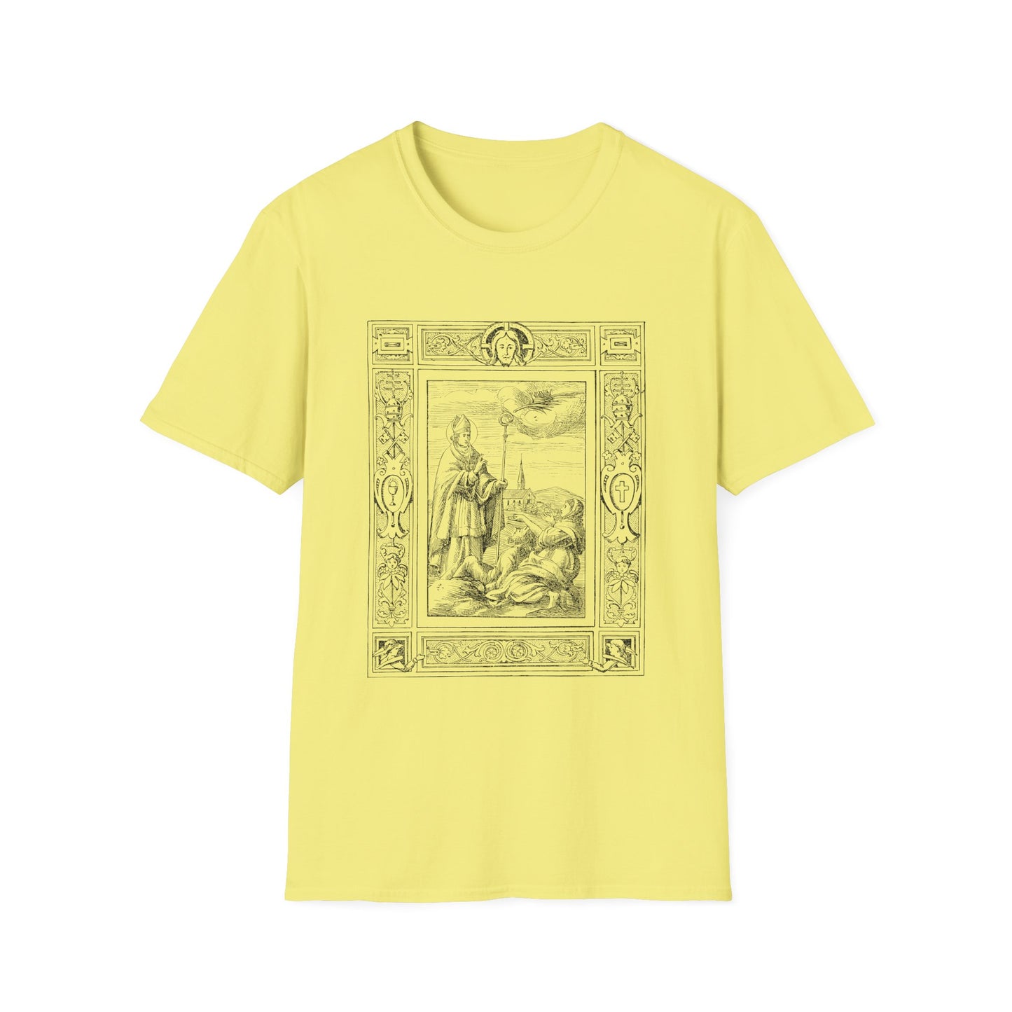 saint valentine healing epilepsy illustrated by dr. frantisek ehrmann circa 1899 tshirt
