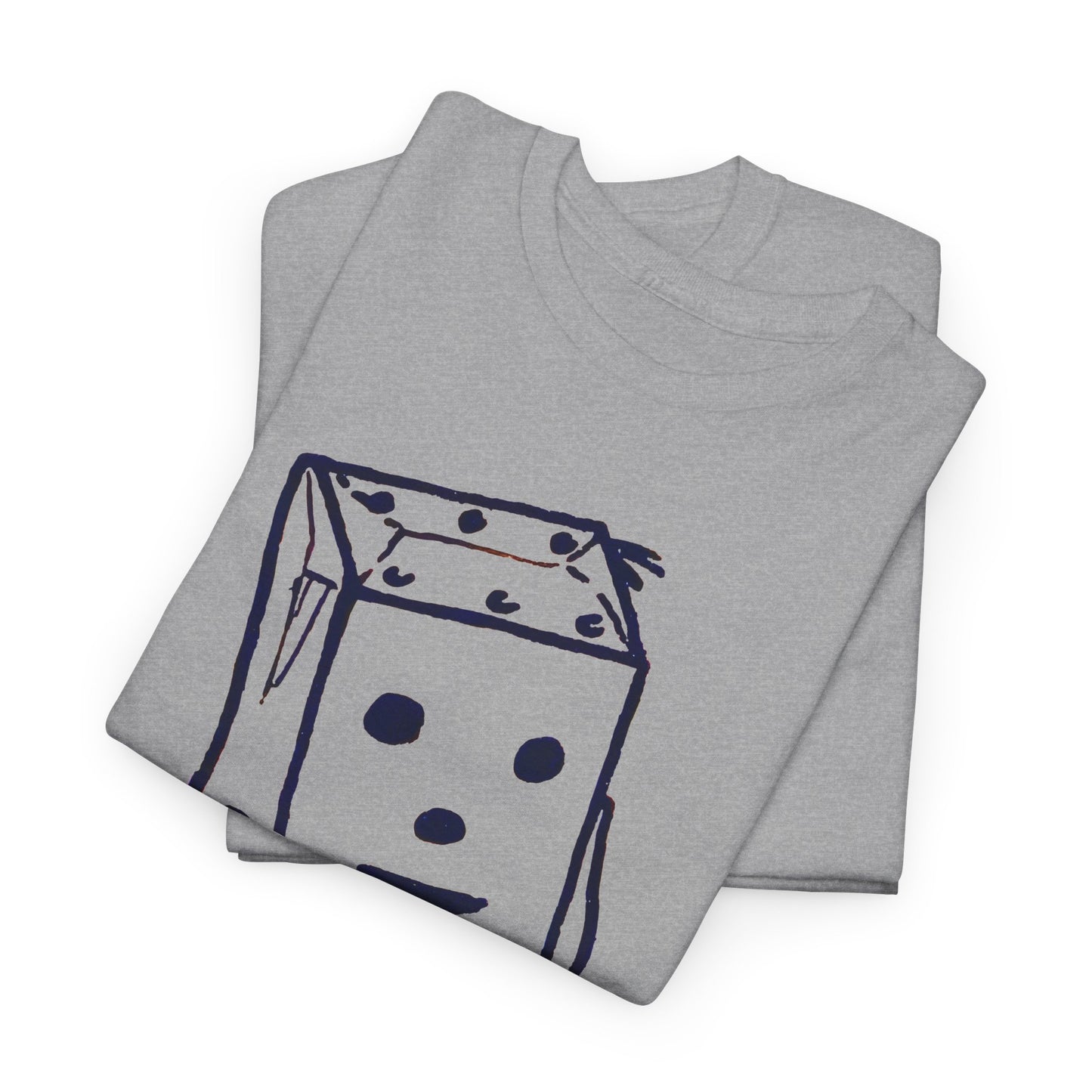 1950s magazine art paper bag halloween mask graphic tshirt