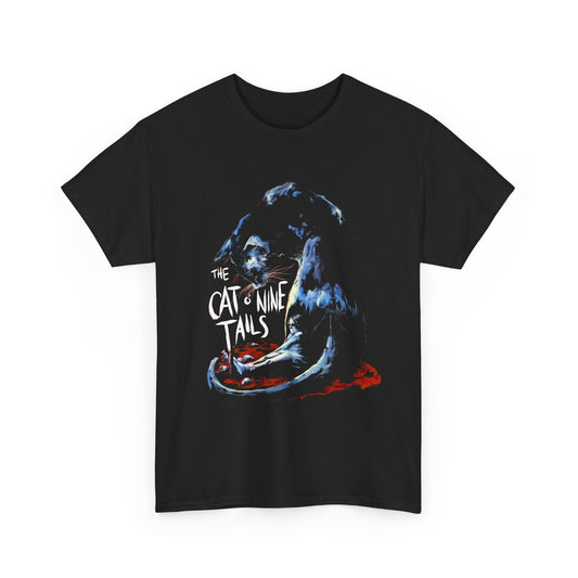 1971 the cat o nine tails special edition movie poster tshirt