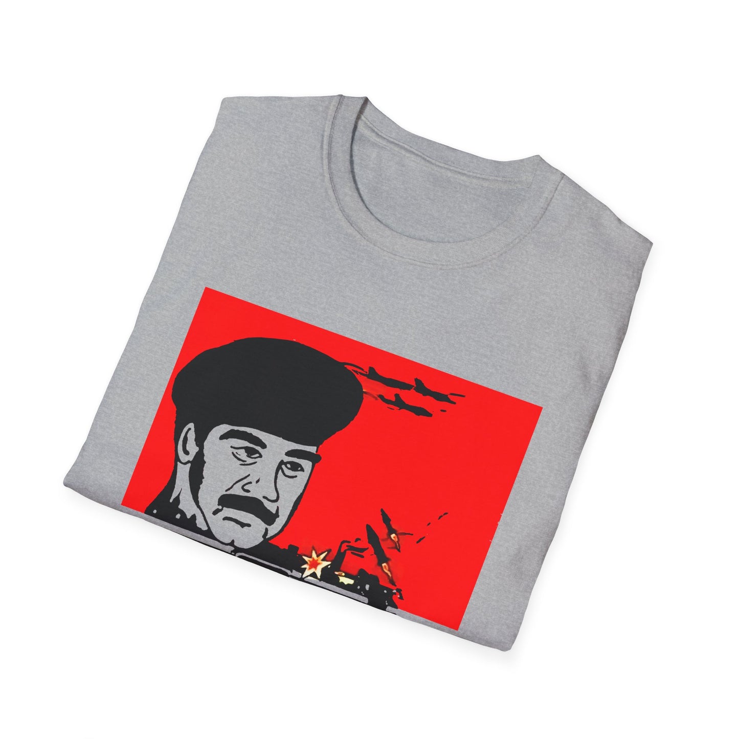 the sadam hussein game 1991 fan art tshirt