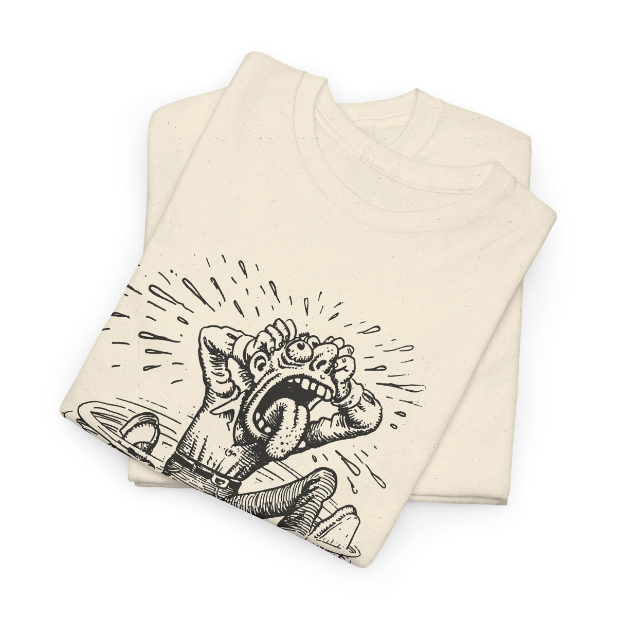 r. crumb man losing it tshirt