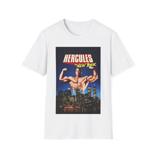 1970 hercules in new york schwarzenegger movie poster tshirt