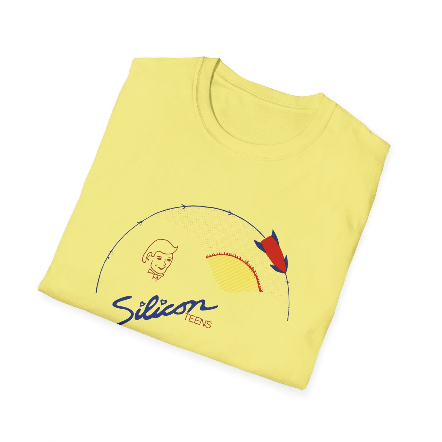 1979 new wave virtual band silicon teens fan art tshirt