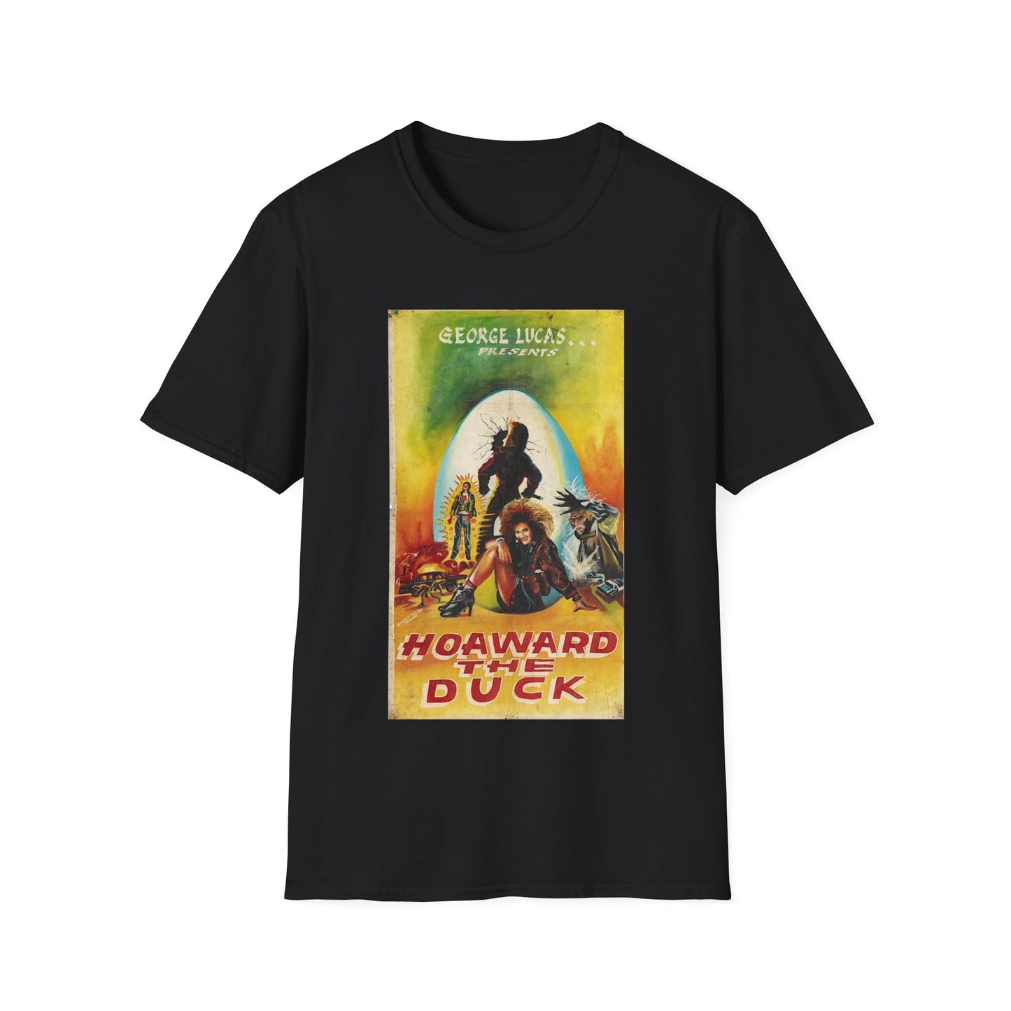 howard the duck ghanaian movie poster tshirt