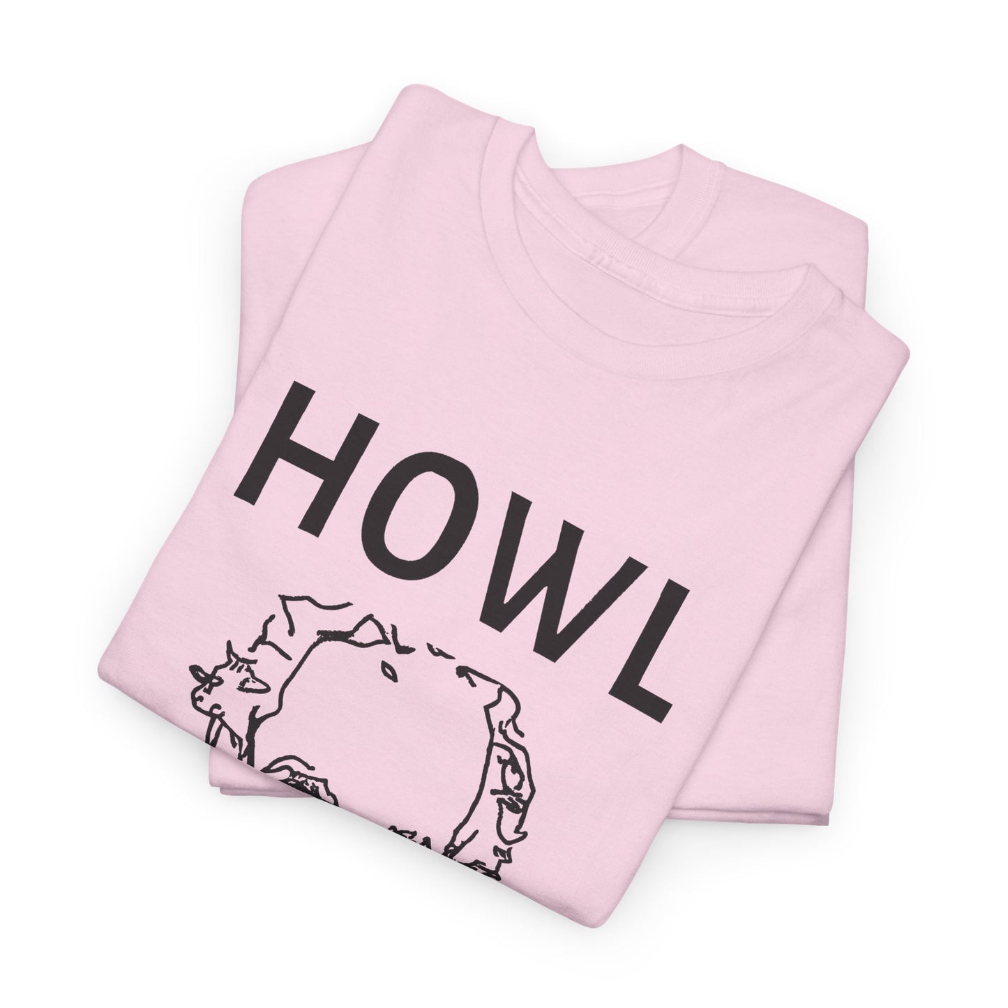 1956 book cover for howl by allen ginsberg custom edit tshirt