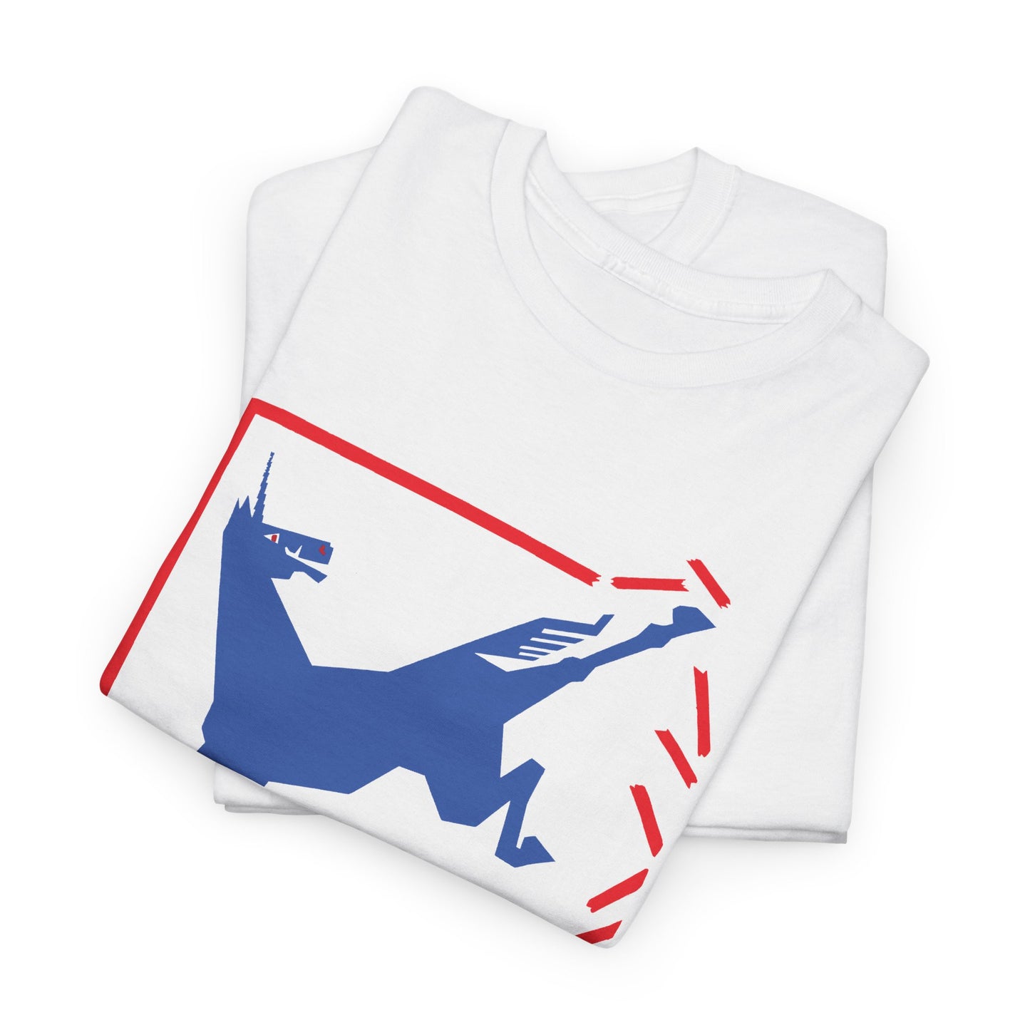 1924 german cartoon unicorn breaking free reproduction tshirt