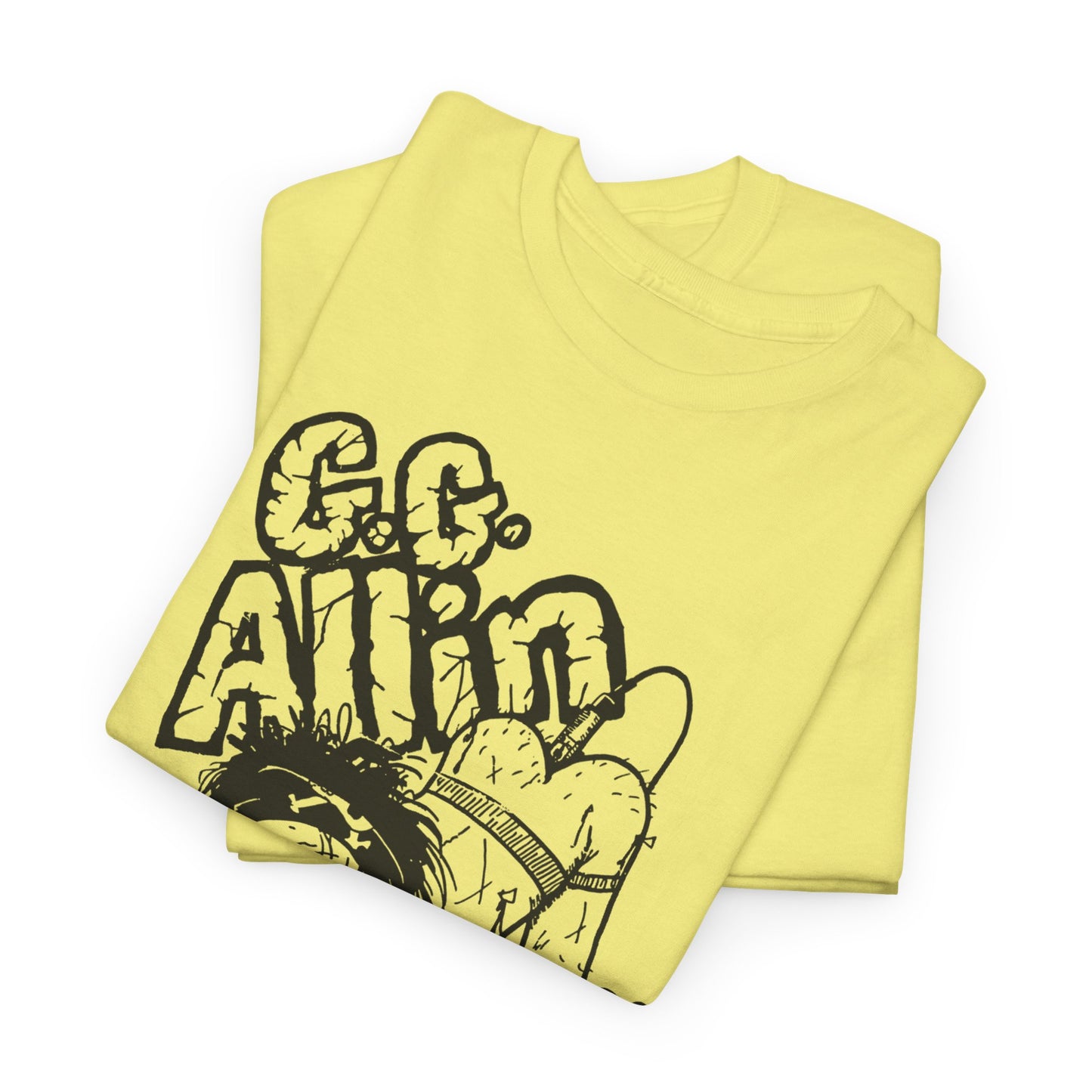 1990s gg allin show poster custom edit tshirt