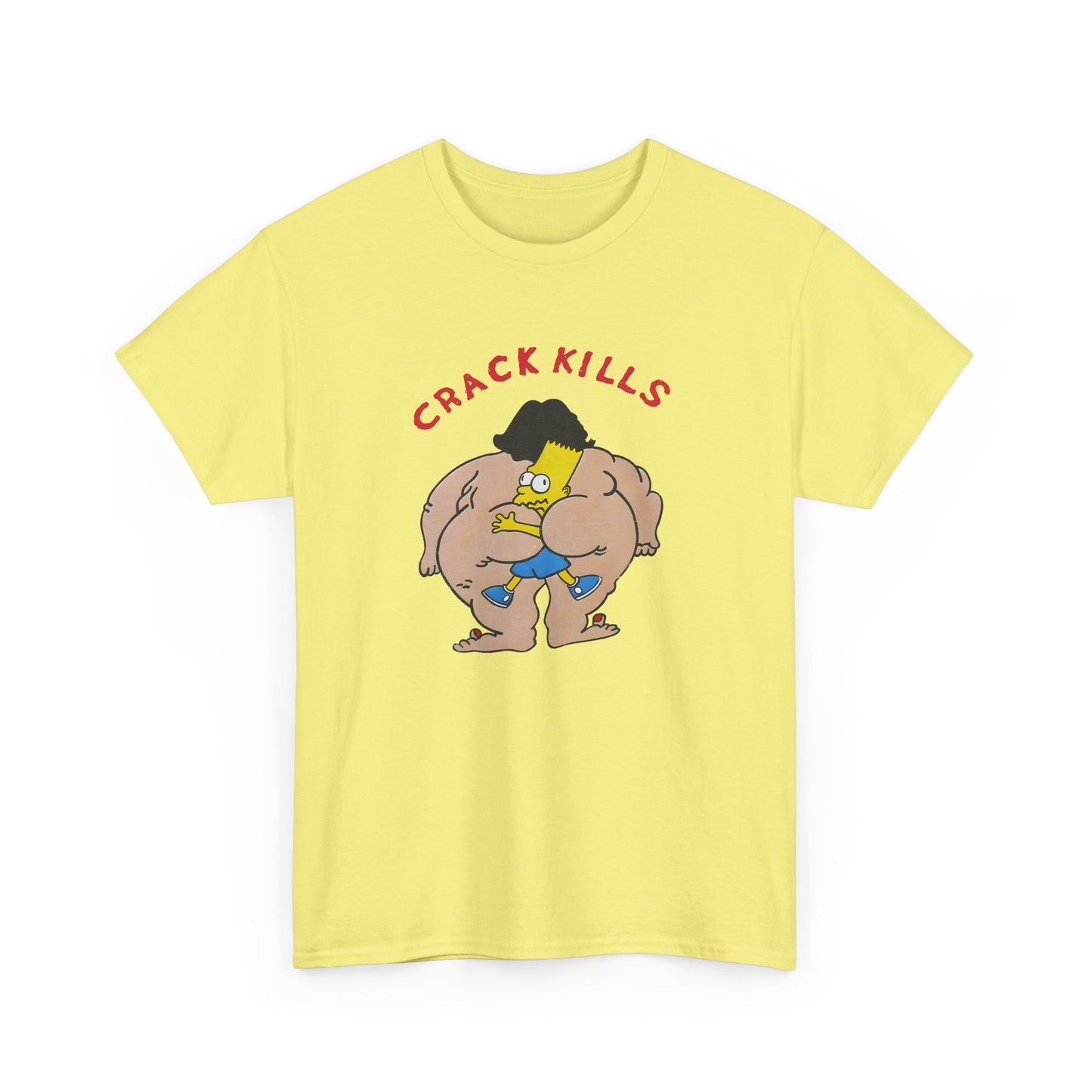 bart simpson crack kills parody vintage reproduction tshirt