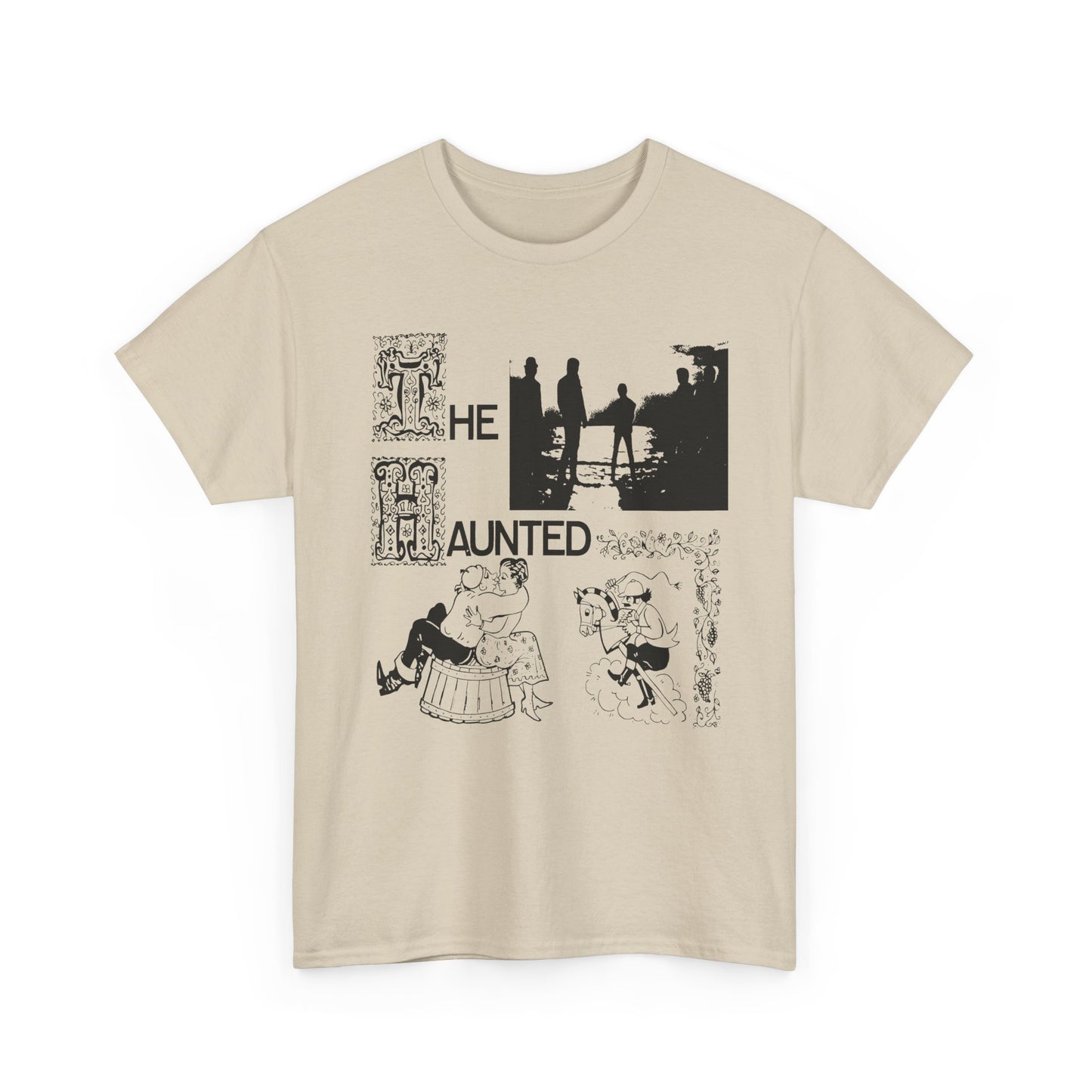 1967 debut album by montreal garage rock band the haunted stretched graphic tshirt