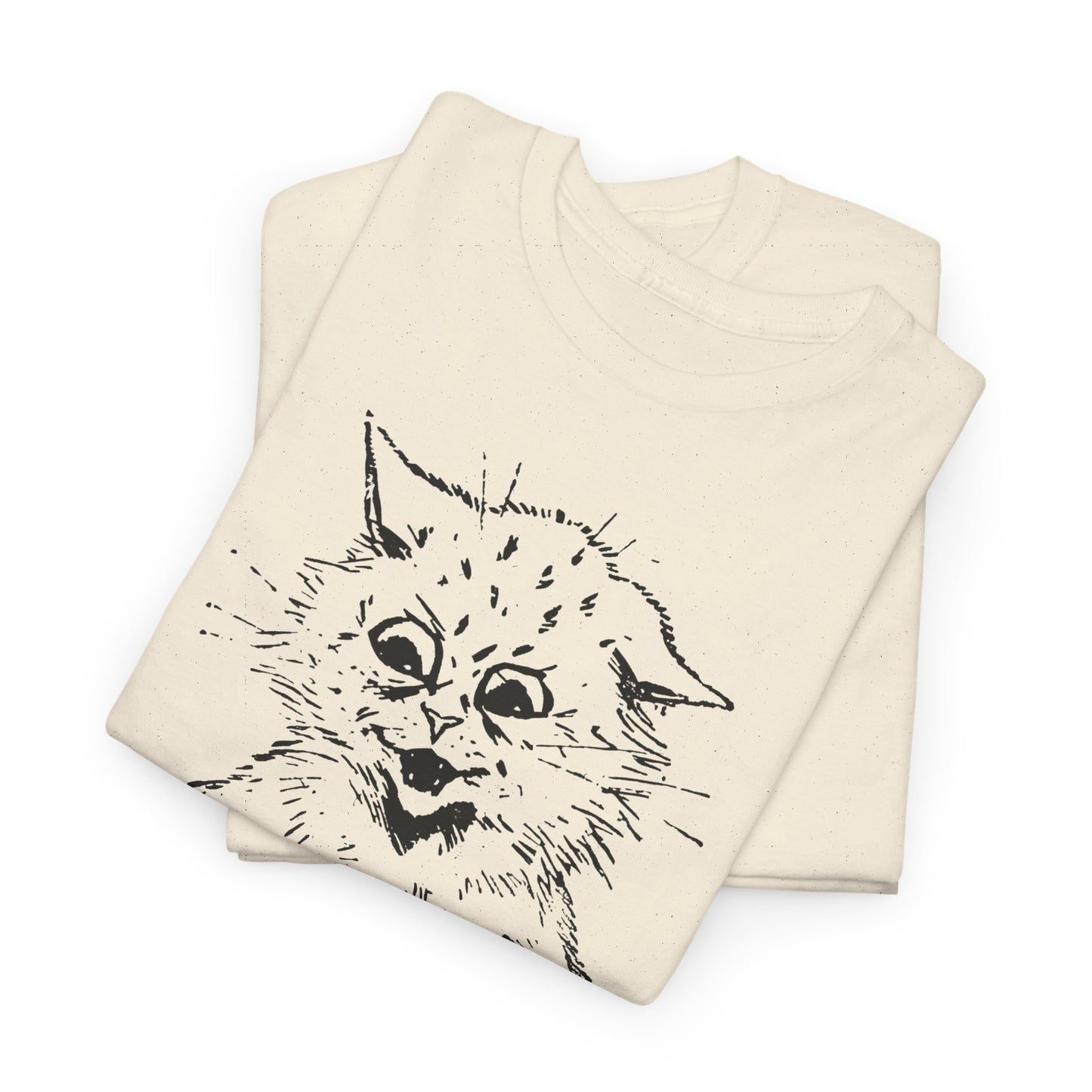 louis wain cat sketch how do you like my mew-sic? tshirt
