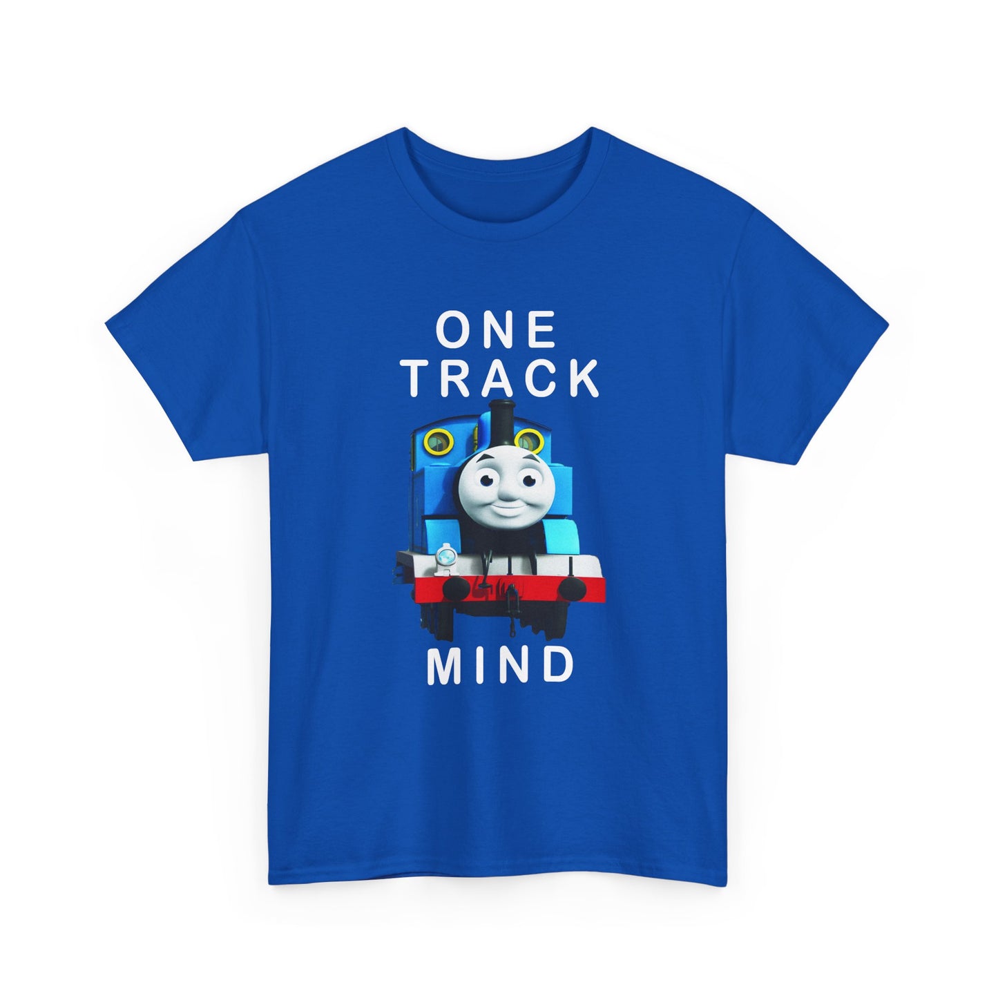 thomas the tank engine one track mind dumb tshirt