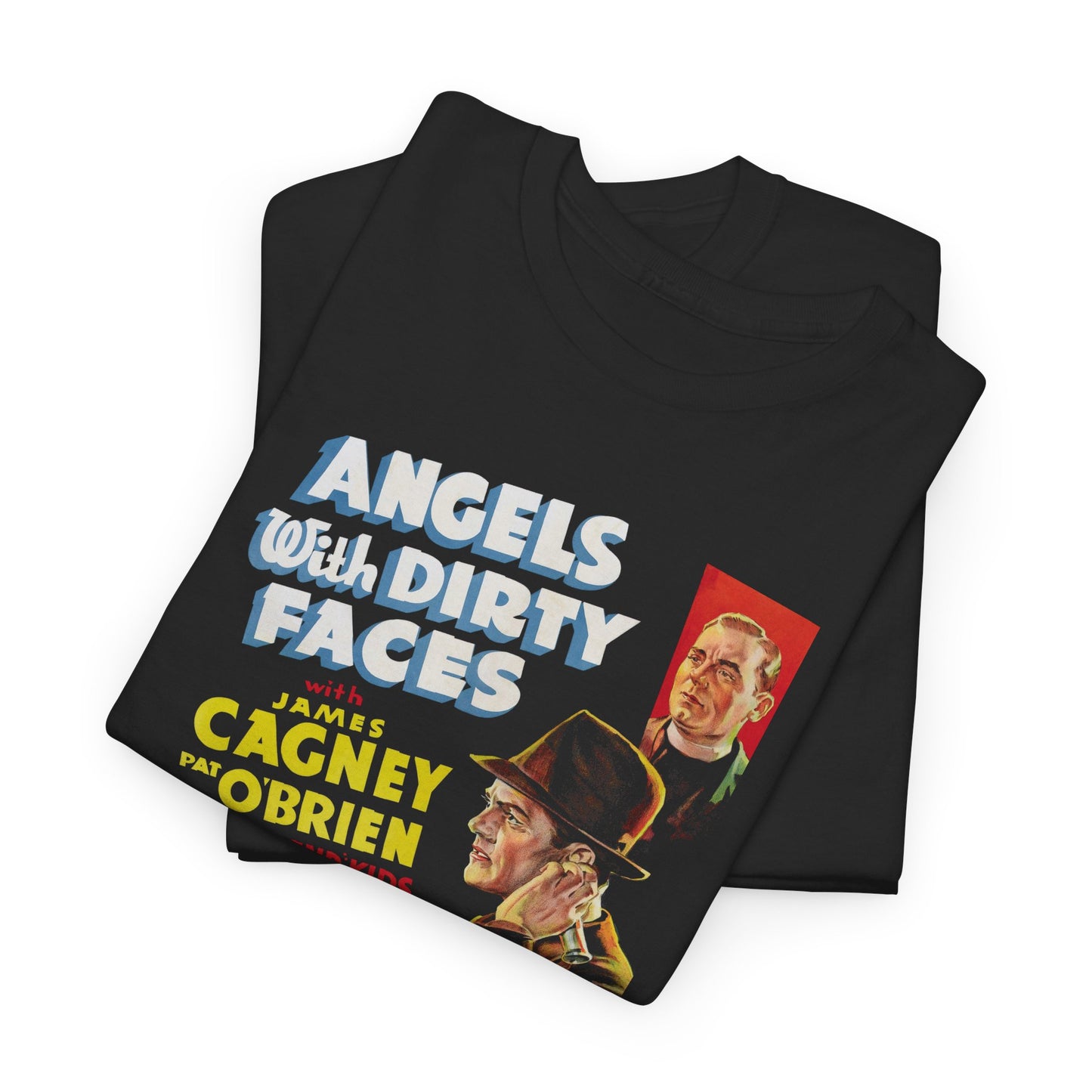 angels with dirty faces 1938 crime noir poster tshirt