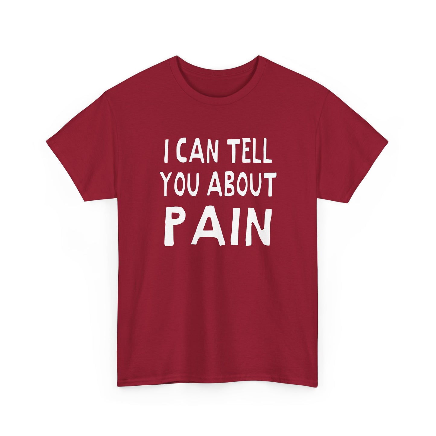 i can tell you about pain hand drawn font tshirt