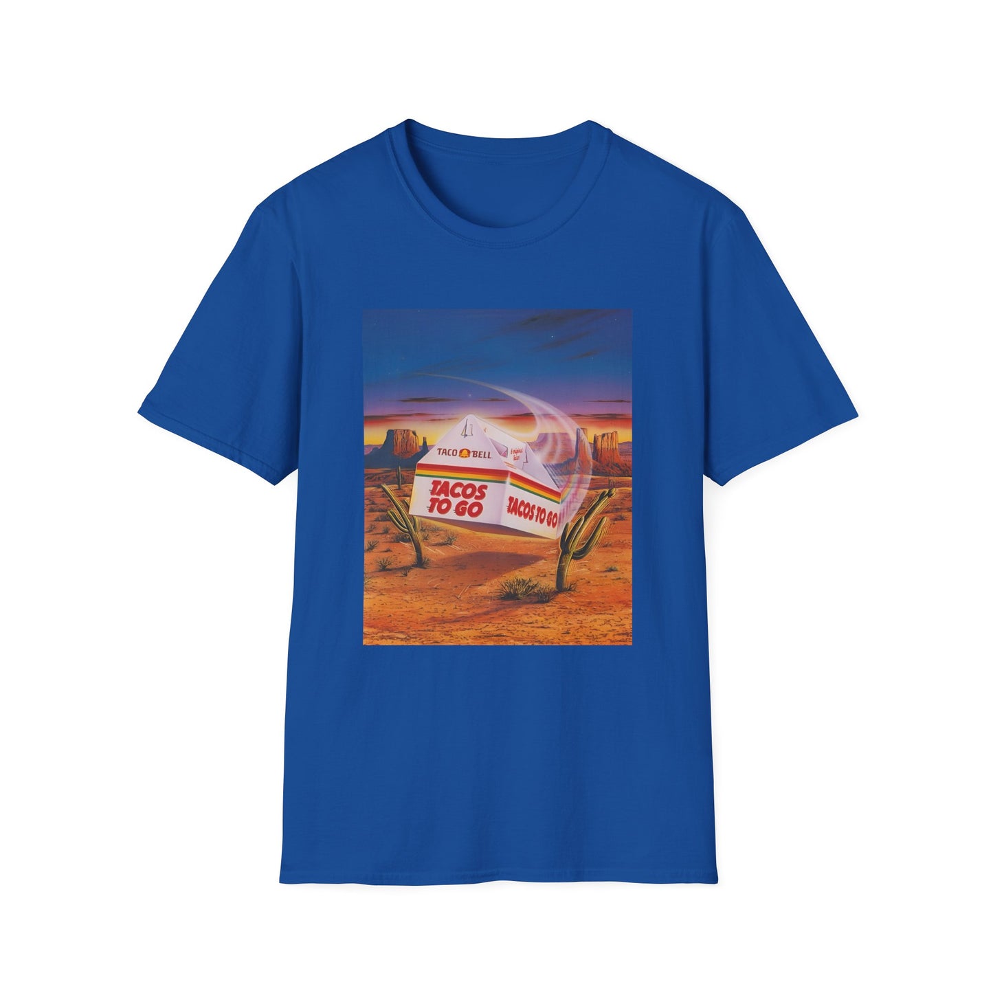 1980s retro taco bell advertisement tshirt