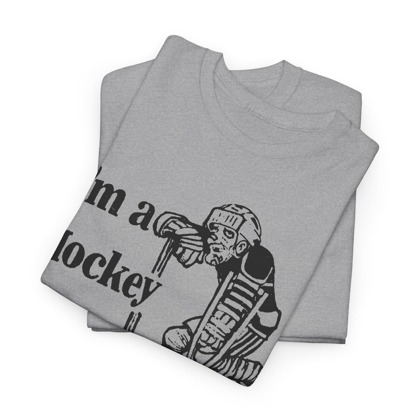 vintage canadian i'm a hockey nut graphic reproduction tshirt