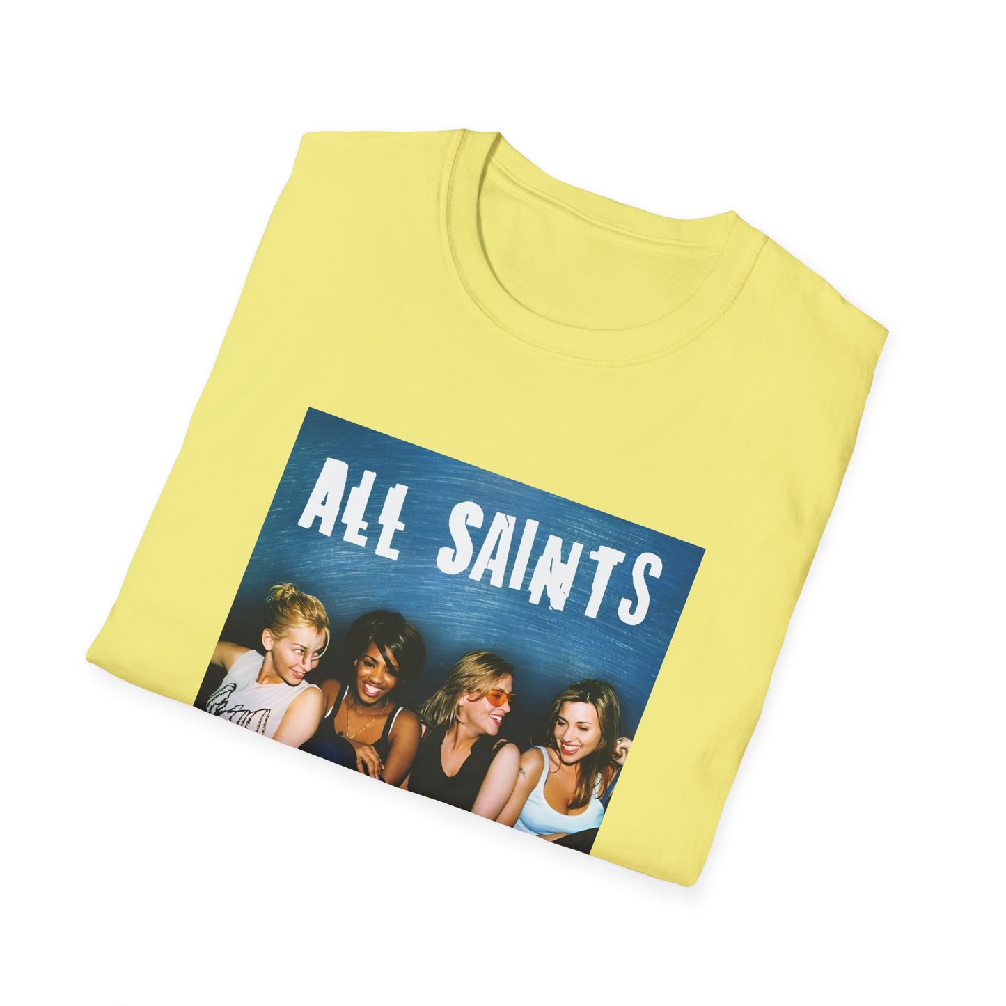 all saints on a couch on a tshirt