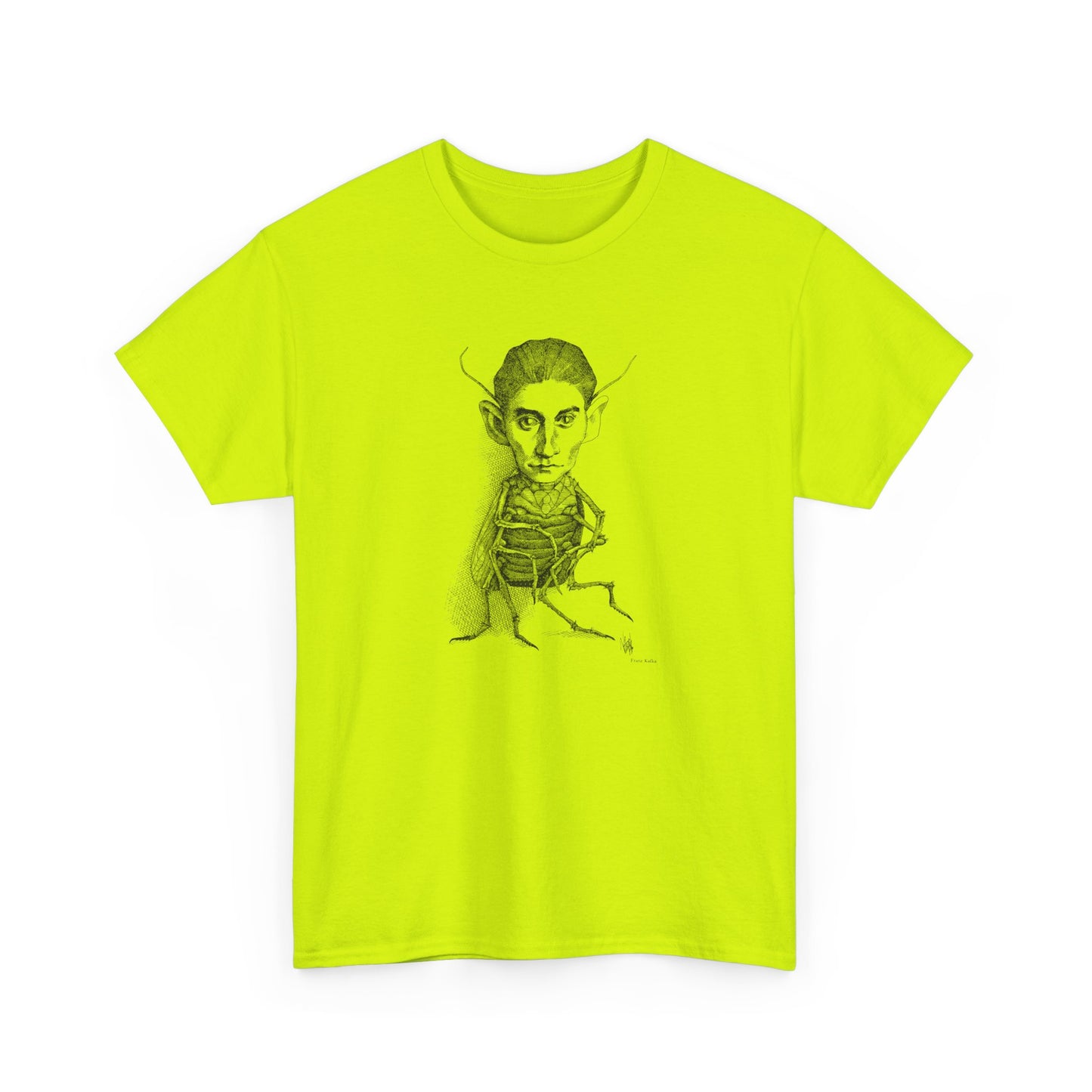 1970s drawing of franz kafka by rogelio naranjo tshirt