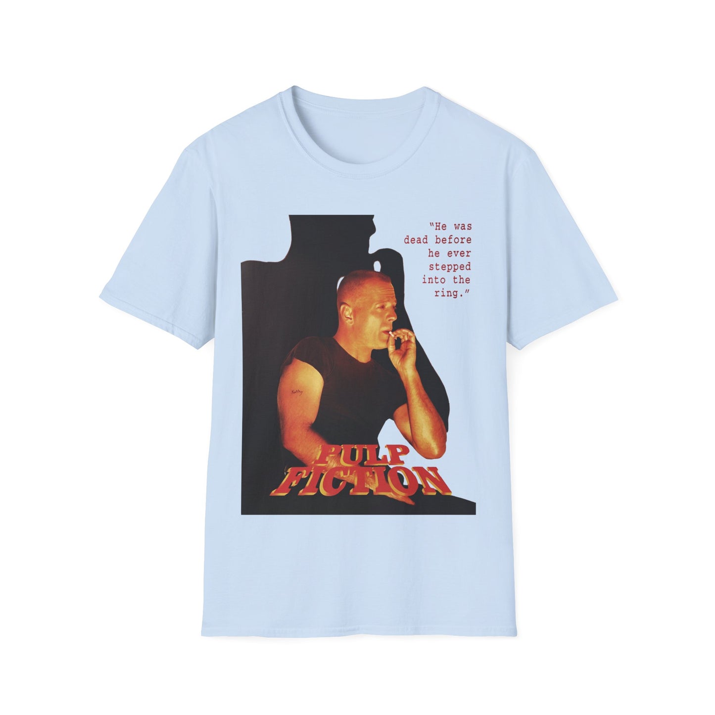 bruce willis pulp fiction the boxer tshirt