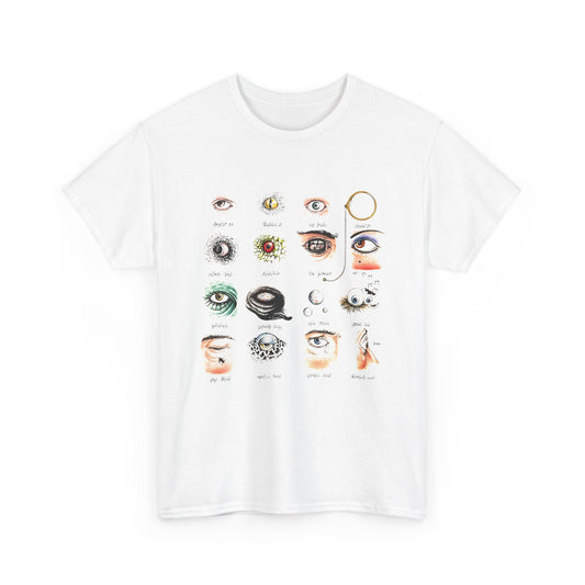 1981 encyclopedia of an imaginary world codex seraphinianus eyes tshirt