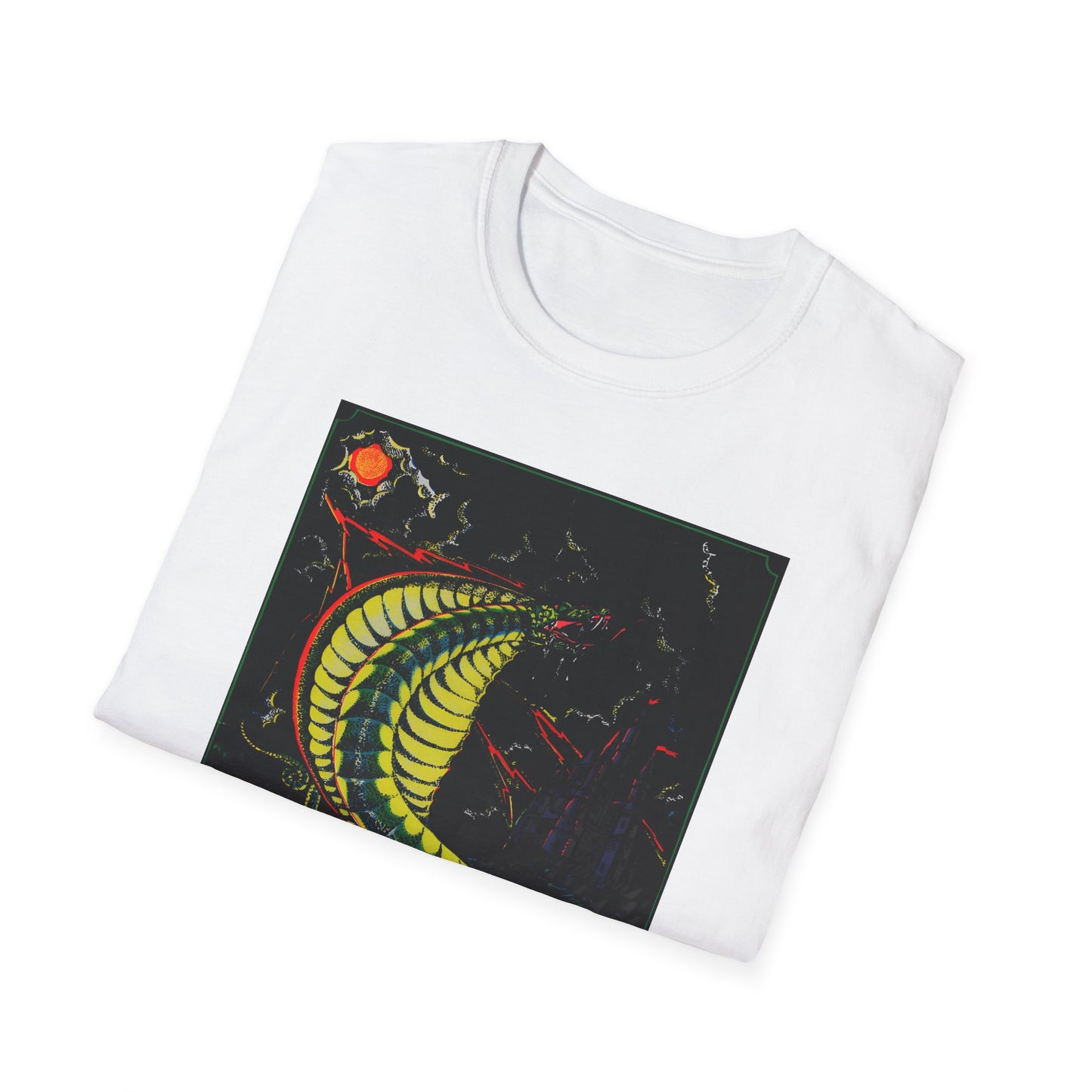 1974 king cobra psychedelic black light poster tshirt