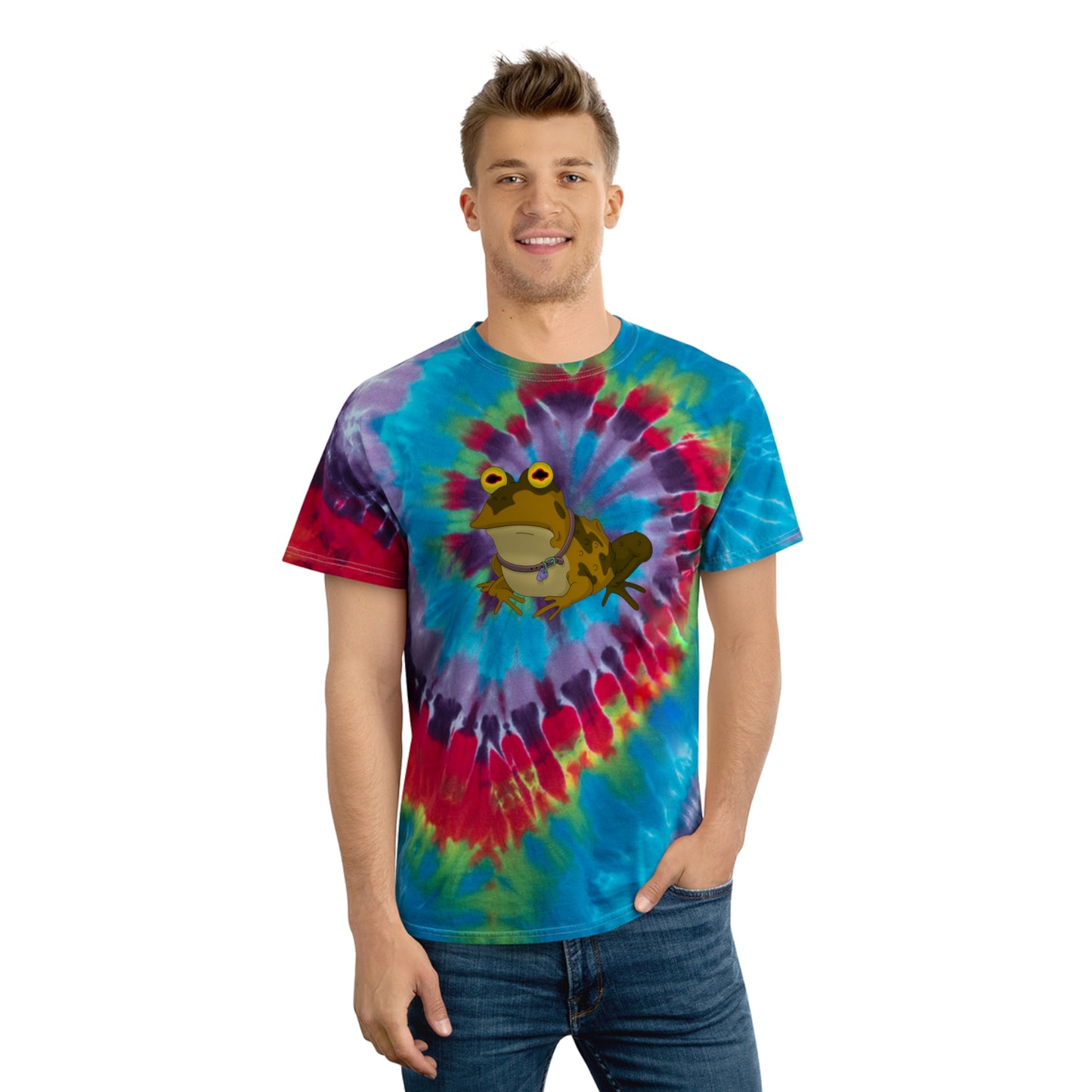 hypnotoad tie dye tshirt