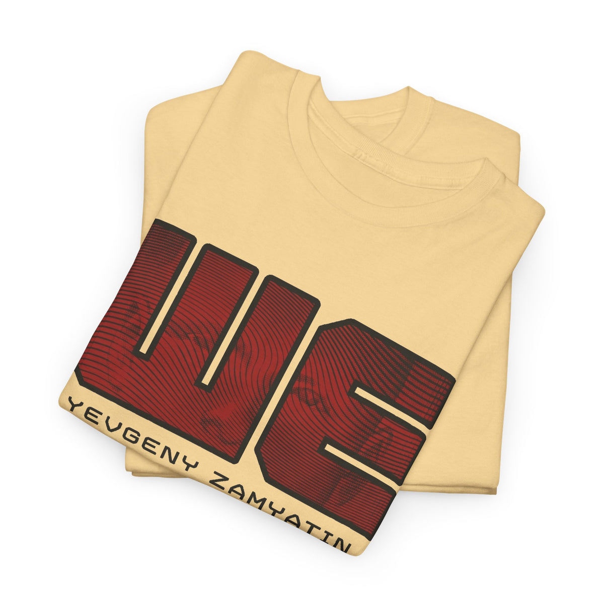 dystopian novel we by yevgeny zamyatin alternate book cover tshirt