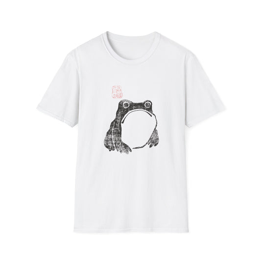 1814 woodblock frog by matsumoto hoji reproduction tshirt