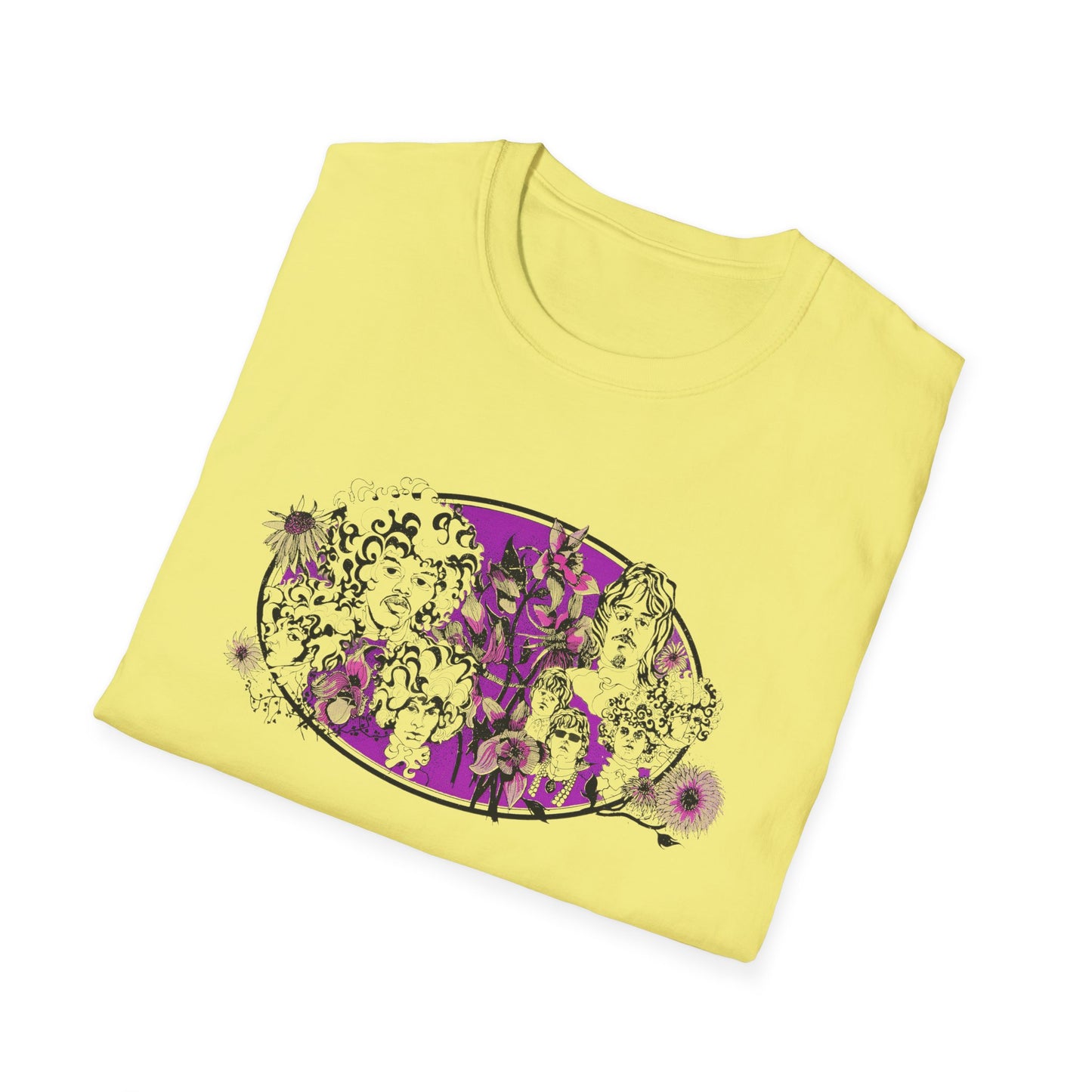 1967 uk tour poster for jimi hendrix, pink floyd, and the move tshirt