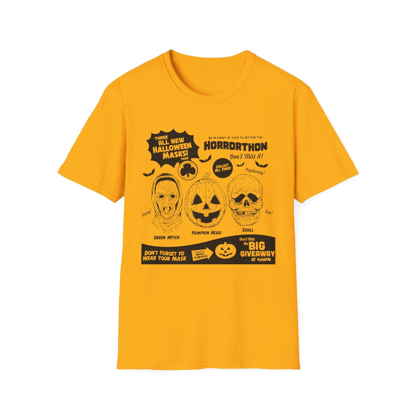 halloween 3 tv guide ad graphic 2 in black tshirt