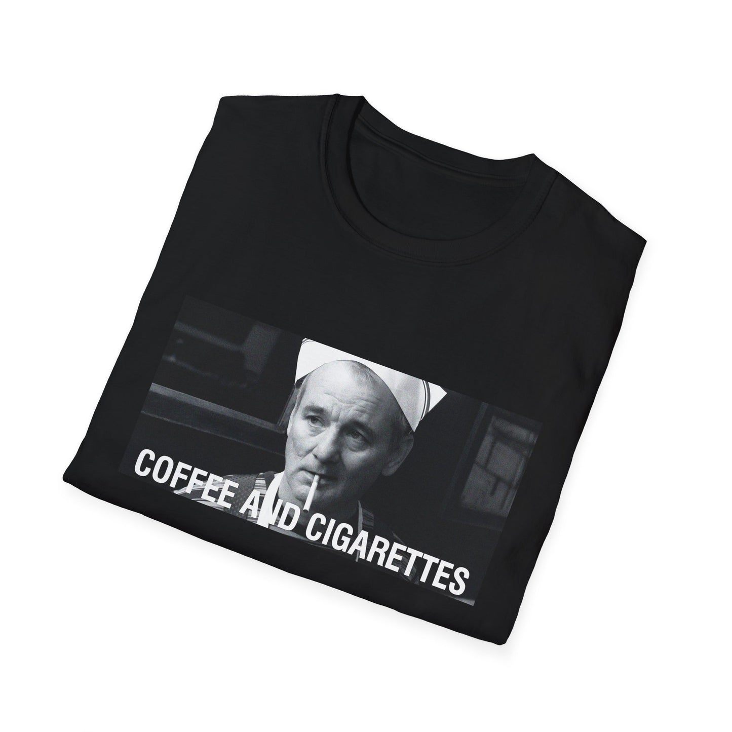 bill murray in coffee and cigarettes tshirt
